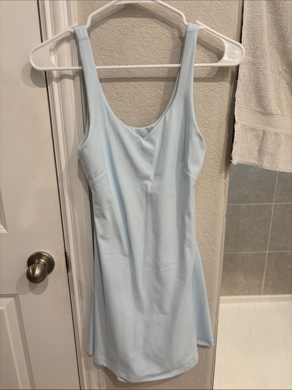 Lululemon Light Blue Scoop Neck Women’s Dress